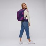 Satch Sleek Schulrucksack Ergonomisch 24 Liter Extra Schlank Stardust Lila Einheitsgrose 0 2