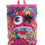 Schoolpack Zaino Seven Sj Gang Facce Girl Wow Estensibile Astuccio 3 Zip Completo 0 1