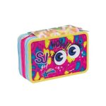 Schoolpack Zaino Seven Sj Gang Facce Girl Wow Estensibile Astuccio 3 Zip Completo 0 4