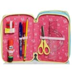 Schoolpack Zaino Seven Sj Gang Facce Girl Wow Estensibile Astuccio 3 Zip Completo 0 5