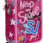 Schoolpack Zaino Seven Sj Gang Ledtech Girl Estensibile Astuccio 3 Zip Completo 0 3