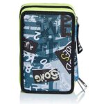 Seven Astuccio 3 Zip Pen Pad Urban Rock Giallo 0 0