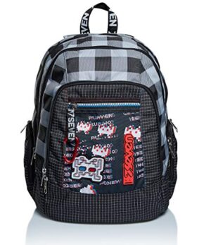 Seven Zaino Advanced Space Check Nero Taglia Unica 0