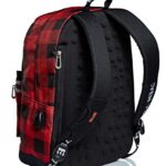 Seven Zaino Scuola Daily The Double Pro Eco Material Con Power Bank 4000mah E Supporto Usb Spallacci Imbottiti E Traspiranti 0 2