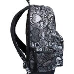 Seven Zaino The Double Pro Nero E Bianco Drawing Love 29 Lt Con Power Bank 0 1