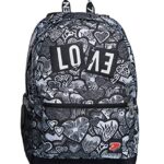 Seven Zaino The Double Pro Nero E Bianco Drawing Love 29 Lt Con Power Bank 0