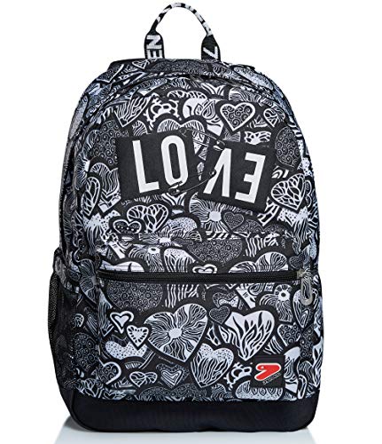 Seven Zaino The Double Pro Nero E Bianco Drawing Love 29 Lt Con Power Bank 0 Seven Zaino The Double Pro Nero E Bianco Drawing Love 29 Lt Con Power Bank 0