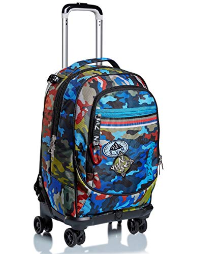 Trolley Jack Seven 4wd Adventure Camouflage Zaino Trolley Sganciabile 3 In 1 0