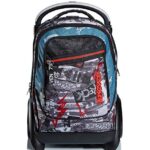 Trolley Ruote Grandi Seven Boy Tyre Urban Rock 201002016 Zaino Sganciabile Carrello Astuccio 3 Zip Pen Pad Urban Rock Rosso 301012018 0 1