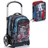 Trolley Ruote Grandi Seven Boy Tyre Urban Rock 201002016 Zaino Sganciabile Carrello Astuccio 3 Zip Pen Pad Urban Rock Rosso 301012018 0