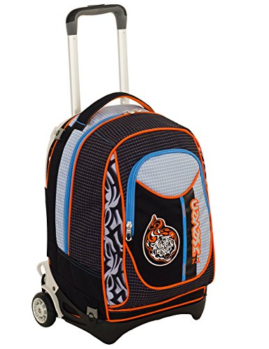 Trolley Seven New Jack Tribal Boy Nero Sganciabile E Lavabile Scuola E Viaggio 0 Trolley Seven New Jack Tribal Boy Nero Sganciabile E Lavabile Scuola E Viaggio 0