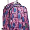 Trolley New Tech Invicta Paisley Rosa 3 In 1 Zaino Sganciabile 0