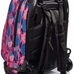 Trolley New Tech Invicta Paisley Rosa 3 In 1 Zaino Sganciabile 0 2