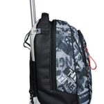 Trolley New Tech Seven Keep Flag Nero 3in1 Zaino Sganciabile Scuola Viaggio 0 1