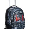 Trolley New Tech Seven Keep Flag Nero 3in1 Zaino Sganciabile Scuola Viaggio 0