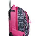 Trolley New Tech Seven Keep Flag Rosa 3in1 Zaino Sganciabile Scuola Viaggio 0 1