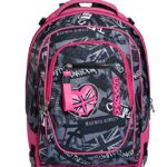 Trolley New Tech Seven Keep Flag Rosa 3in1 Zaino Sganciabile Scuola Viaggio 0 5