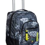 Trolley Seven Fly Stars Grigio 2 In 1 Zaino Con Cross Over System Scuola Viaggio 0