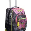Trolley Seven Flying Dreams Nero 2 In 1 Zaino Con Cross Over System Scuola Viaggio 0