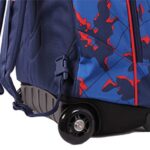 Trolley Zaino Invicta Scuola Spallacci A Scomparsa 35 Litri Poliestere Blu 0 3
