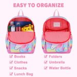 Vaschy Zaino Bambina Zaino Grande Ragazza Zainetto Asilo Bambino Leggera Zaino Scuola Elementari Bimba Con Fascia Toracica 0 3