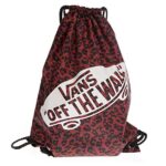 Vans Sacca Zaino 44 Cm 12 Litri Benched Bag Leopardato Rosso Nero Donna Shopper 0