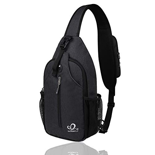Waterfly Zaino Monospalla Sling Bag Sportivo Borsello Monospalla Zaini Petto Per Trekking Viaggio Lavoro Scuola Borsa Tracolla Monospalla Marsupio Uomo Donna 0