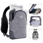 Waterfly Zaino Monospalla Uomo E Donna Sling Bag Piccolo Borsa Monospalla Petto Zaini Per Lavoro Scuola Moto Bici Corsa Trekking Viaggio Sportivo Tracolla Marsupio Monospalla Borsello 0 1