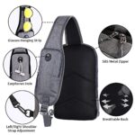 Waterfly Zaino Monospalla Uomo E Donna Sling Bag Piccolo Borsa Monospalla Petto Zaini Per Lavoro Scuola Moto Bici Corsa Trekking Viaggio Sportivo Tracolla Marsupio Monospalla Borsello 0 2