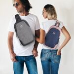 Waterfly Zaino Monospalla Uomo E Donna Sling Bag Piccolo Borsa Monospalla Petto Zaini Per Lavoro Scuola Moto Bici Corsa Trekking Viaggio Sportivo Tracolla Marsupio Monospalla Borsello 0 3