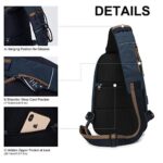 Wind Took Zaino Monospalla Impermeabile Uomo Borsa A Tracolla Zaino A Tracolla Borsa A Spalla Unisex Zainetto Crossbody Sling Bag Casual Grande Capacita 0 2