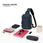 Wind Took Zaino Monospalla Impermeabile Uomo Borsa A Tracolla Zaino A Tracolla Borsa A Spalla Unisex Zainetto Crossbody Sling Bag Casual Grande Capacita 0 5