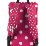 Zaino Invicta Shot Pack Fantasy Rosa Bianco Tasca Porta Pc E Tablet Padded Americano 28 Lt 0 4