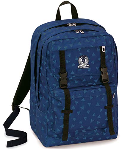 Zaino Duffy Invicta Triangle Blu 30 Lt Doppio Scomparto Tasca Porta Laptop Fino A 15 45 Cm 0