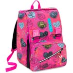 Zaino Estensibile Big Seven Shiny Girl 28 Lt Rosa Sdoppiabile Scuola Tempo Libero 41 Cm 0