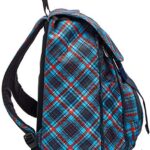 Zaino Estensibile Invicta Tartan Blu Scuola Tempo Libero 0 2