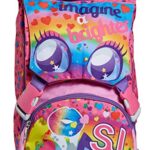 Zaino Estensibile Sj Gang Facce Da Sj Rosa Scuola Elementare E Medie 0 0