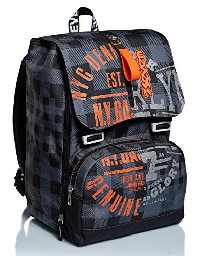 Zaino Estensibile Seven Check Grigio Scuola Elementari E Medie 0 Zaino Estensibile Seven Check Grigio Scuola Elementari E Medie 0