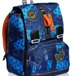 Zaino Estensibile Seven Fly Stars Blu Scuola Elementari E Medie 0