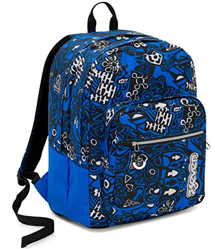 Zaino Extra Fit Seven Noongar 31 Lt Blu Doppio Scomparto Scuola Tempo Libero 41 Cm 0