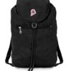 Zaino Invicta Minisac Glossy Nero 8 Lt Richiudibile Viaggio Tempo Libero 0