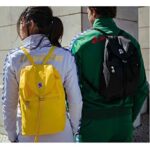 Zaino Invicta Minisac Glossy Nero 8 Lt Richiudibile Viaggio Tempo Libero 0 2