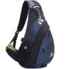 Zaino Monospalla Uomo Donna Zaino Spalla Sportiva Impermeabile Grande Capacita 14 Computer Portatile Sling Bag Borsa A Spalla Per Viaggio Ciclismo Sport 0