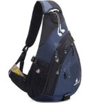 Zaino Monospalla Uomo Donna Zaino Spalla Sportiva Impermeabile Grande Capacita 14 Computer Portatile Sling Bag Borsa A Spalla Per Viaggio Ciclismo Sport 0 3