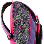 Zaino Scuola Estensibile Seven Butterfly Nero Lilla 28 Lt Elementari E Medie 0 1