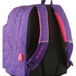 Zaino Scuola Outsize Seven Rebel Girl Viola 33 Lt Power Bank Integrato 0 4