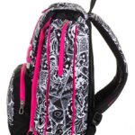 Zaino Triplicabile Seven Blackwhite 31 Lt Rosa Estensibile Scuola 0 5