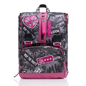 Zaino Triplicabile Seven Keep Flag Rosa Scuola Elementari E Medie 0