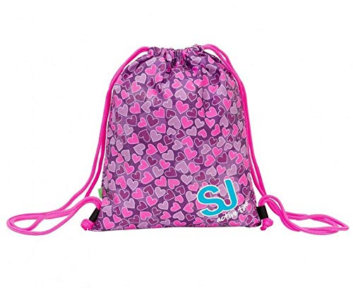 Zaino Zainetto Sakky Bag Sport Tempo Libero Viaggi Sj Gang Toni Rosa O Azzurra 32x40 Cm Sj Active Time Seven 2018 0