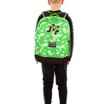 Zaino Per Ragazzi Green School Creeper Minecraft Inside Kids Zaino 18 0 1